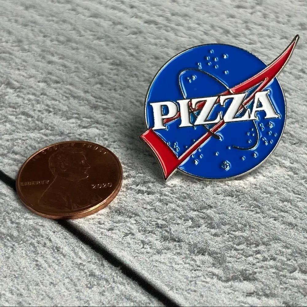 Pizza Enamel Pin/ Brooch Lapel